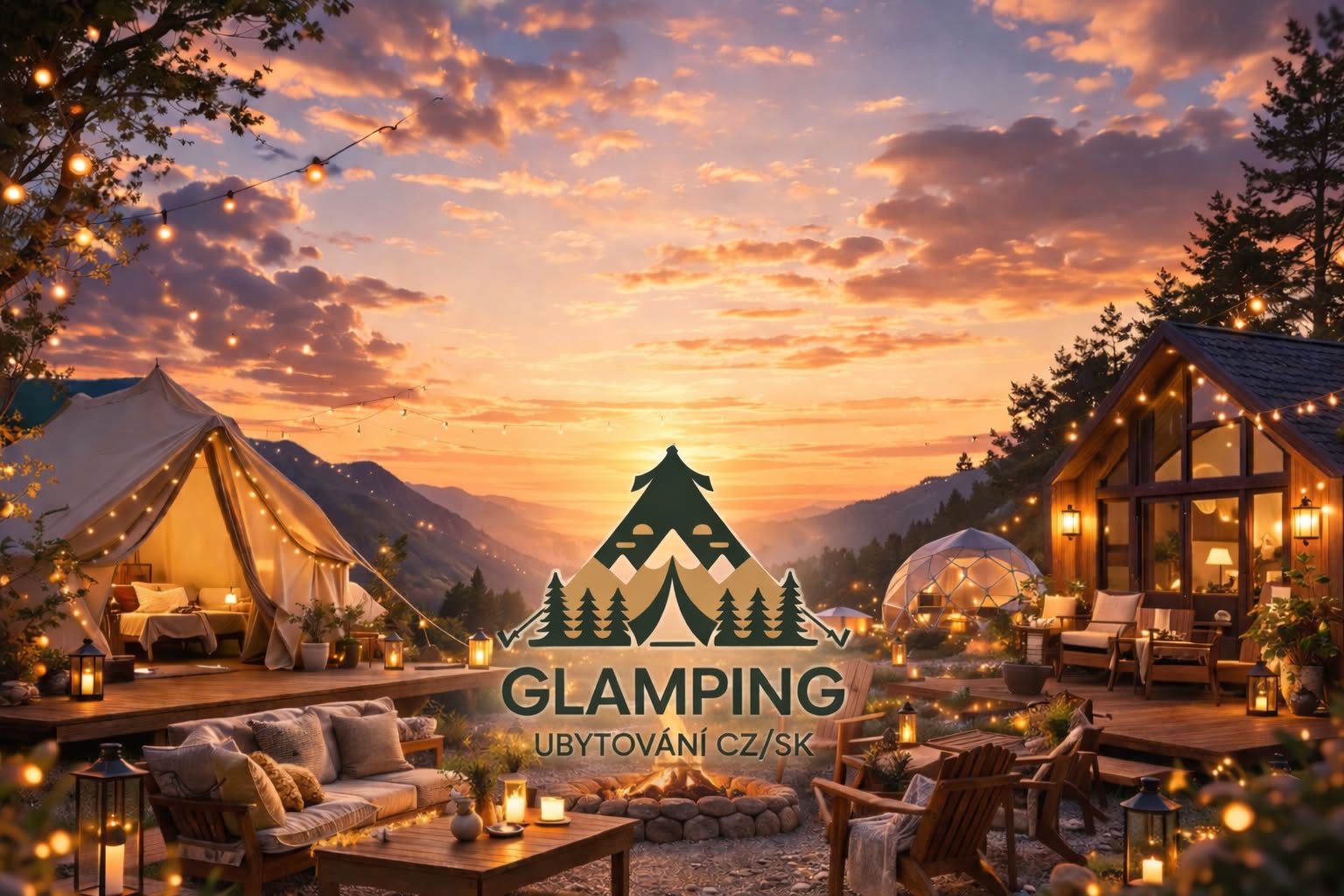 Glamping Ubytování CZ/SK logo